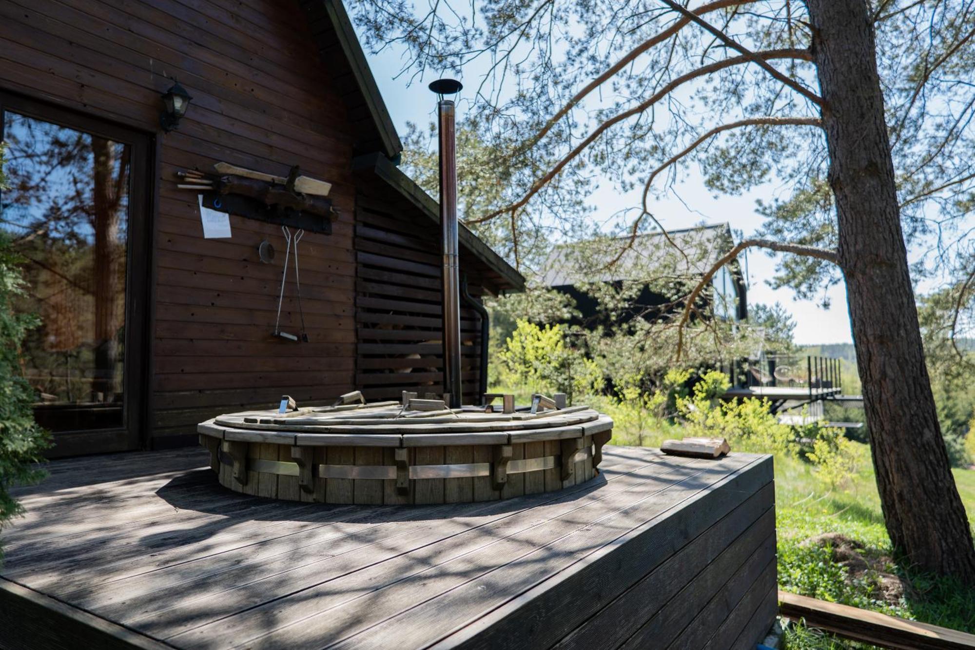 Villa Dom Pod Klonem Na Kaszubach Koscierzyna Esterno foto